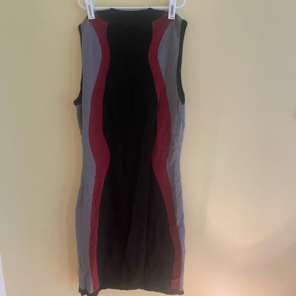BLACK SWAN Dress Color Black/Red/Grey Size Large‎ NWT